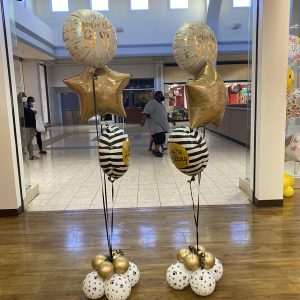 108 Three Bundle Foil Bouquet