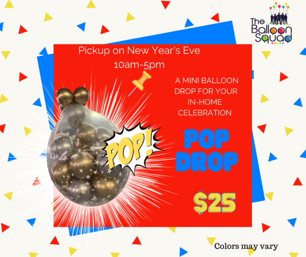 New Year's Mini Pop Drop
